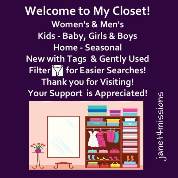 Welcome To My POSHMARK Closet! - Picture 1 of 1